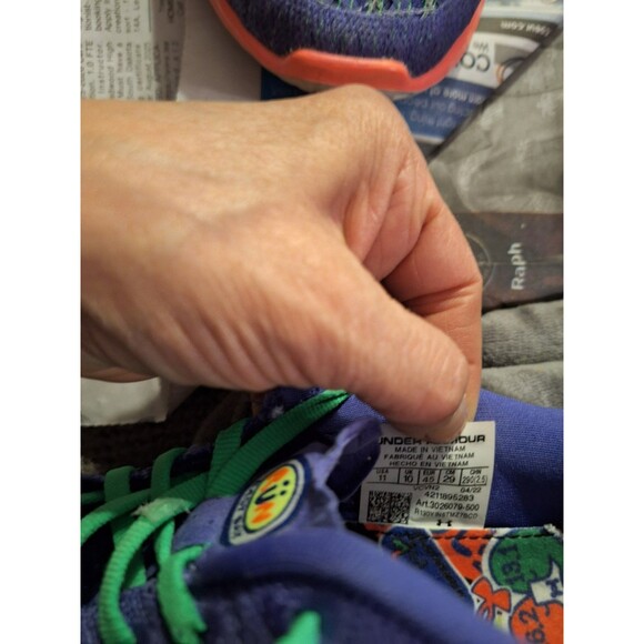 Under Armour Flow Velociti Wind 2‎ Brilliant Violet Blitz Red Running Shoes 11 - Picture 8 of 8